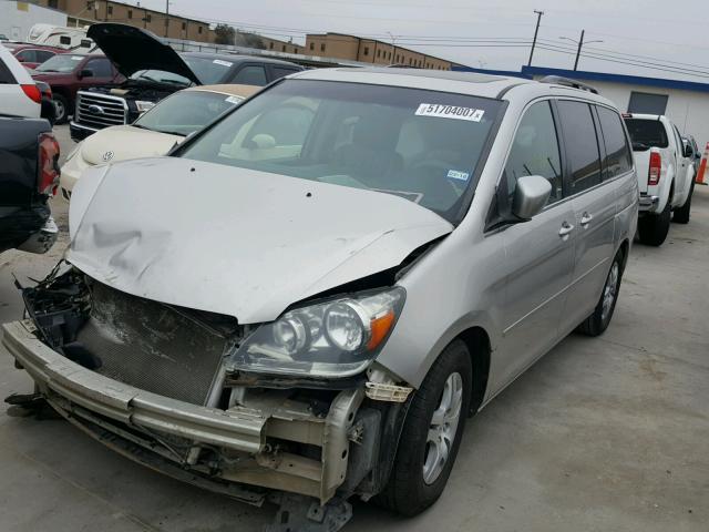 5FNRL38747B448125 - 2007 HONDA ODYSSEY EX SILVER photo 2