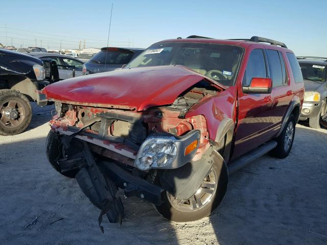 1FMEU64E49UA34768 - 2009 FORD EXPLORER E RED photo 2