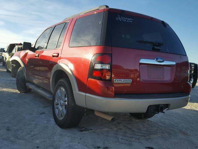 1FMEU64E49UA34768 - 2009 FORD EXPLORER E RED photo 3