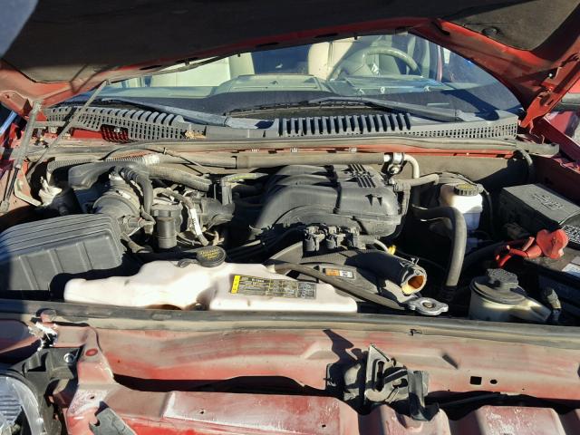 1FMEU64E49UA34768 - 2009 FORD EXPLORER E RED photo 7