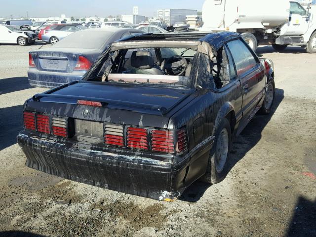 1FABP45E4JF262964 - 1988 FORD MUSTANG GT BLACK photo 4