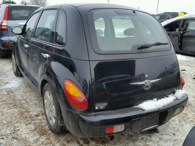 3C4FY48B35T533714 - 2005 CHRYSLER PT CRUISER BLACK photo 3