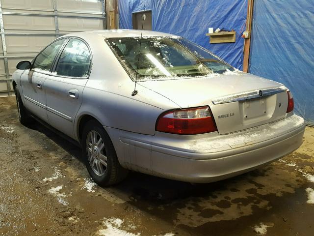 1MEFM55S05A632339 - 2005 MERCURY SABLE LS P SILVER photo 3