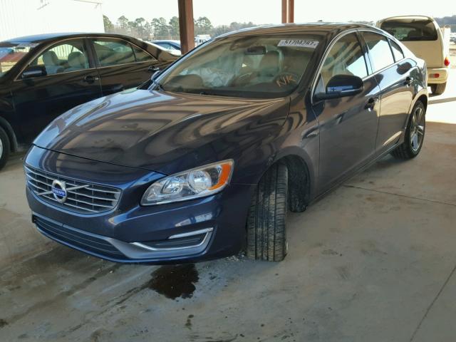 YV1612FSXE2293360 - 2014 VOLVO S60 T5 BLUE photo 2