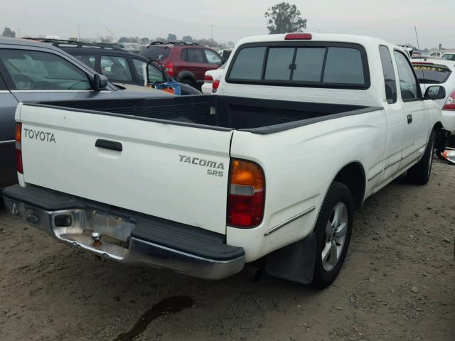 4TAVL52N5WZ037144 - 1998 TOYOTA TACOMA XTR WHITE photo 4