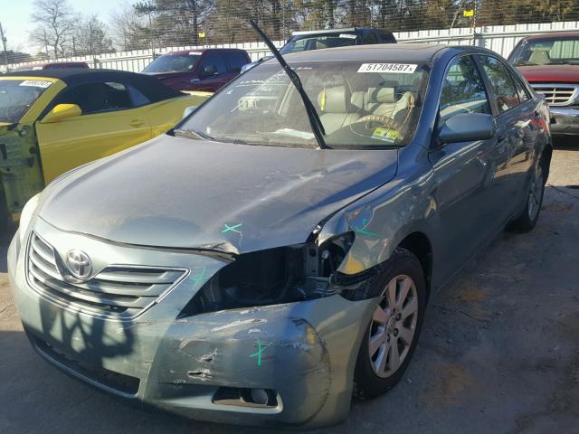 4T1BK46K57U540154 - 2007 TOYOTA CAMRY NEW GREEN photo 2