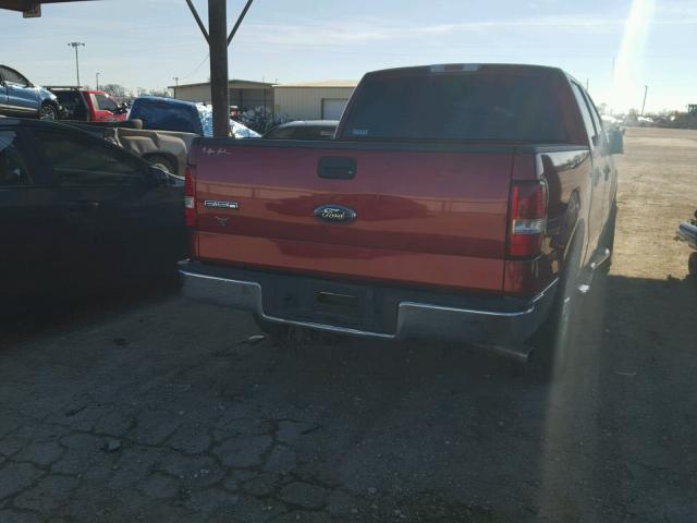 1FTRW12W08FC05551 - 2008 FORD F150 SUPER RED photo 4