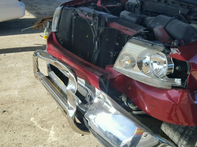 1FTRW12W08FC05551 - 2008 FORD F150 SUPER RED photo 9