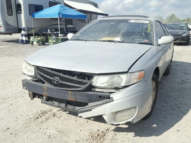 2T1CF28P71C528201 - 2001 TOYOTA CAMRY SOLA SILVER photo 2