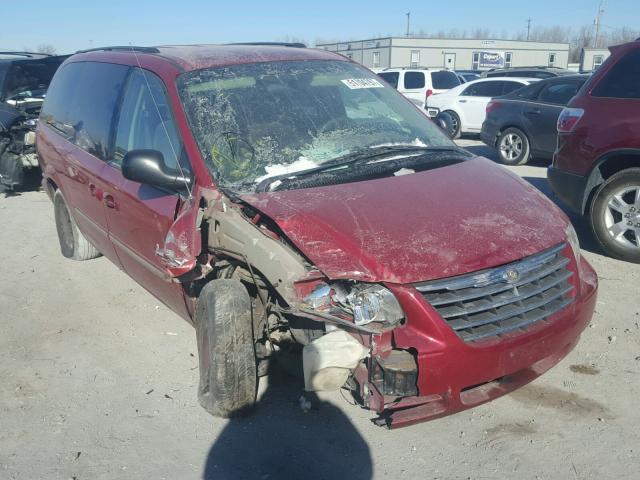 2C4GP54L35R494122 - 2005 CHRYSLER TOWN & COU MAROON photo 1