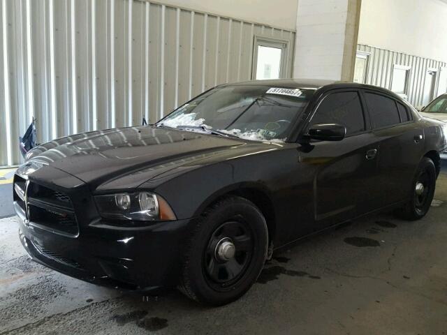 2C3CDXAT6CH282765 - 2012 DODGE CHARGER PO BLACK photo 2