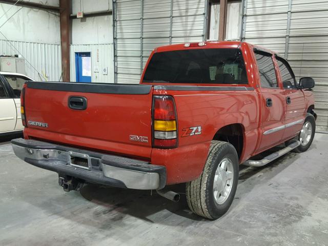 2GTEK13T051346587 - 2005 GMC NEW SIERRA RED photo 4