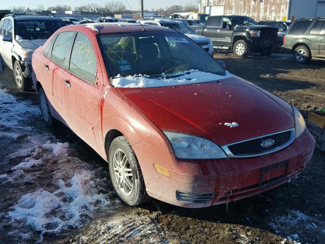 1FAFP34NX6W236650 - 2006 FORD FOCUS ZX4 RED photo 1