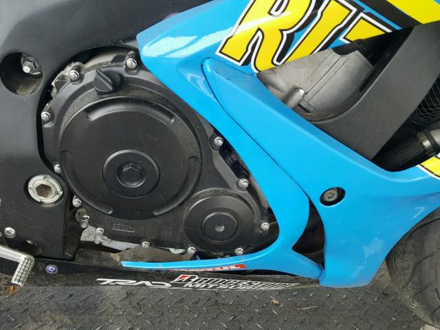 JS1GR7KA372105529 - 2007 SUZUKI GSX-R750 TWO TONE photo 7