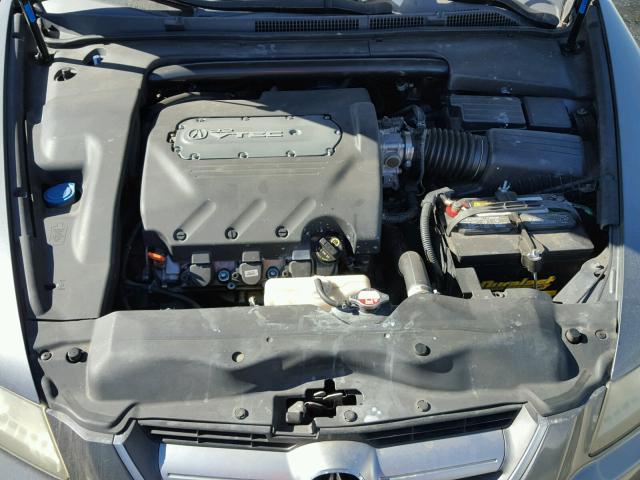 19UUA66205A053410 - 2005 ACURA TL GRAY photo 7