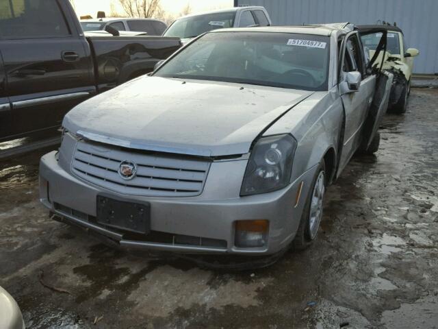 1G6DM57T370159160 - 2007 CADILLAC CTS SILVER photo 2