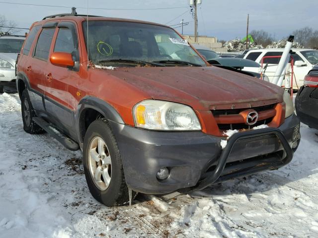 4F2CZ96135KM07071 - 2005 MAZDA TRIBUTE S ORANGE photo 1