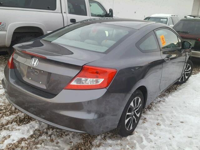 2HGFG3B04DH525988 - 2013 HONDA CIVIC EXL CHARCOAL photo 4