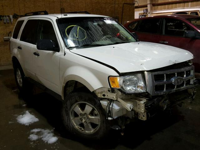 1FMCU9DG6CKA91227 - 2012 FORD ESCAPE XLT WHITE photo 1