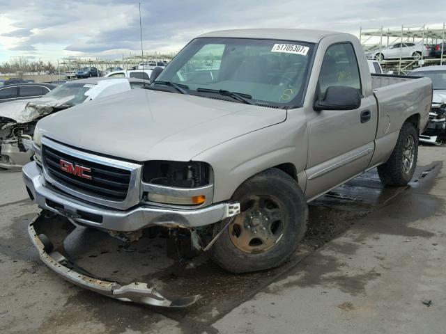 1GTEK14TX4Z334015 - 2004 GMC NEW SIERRA BEIGE photo 2