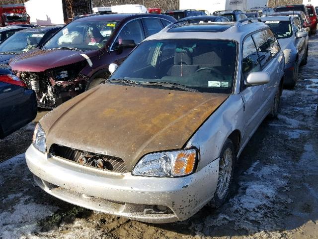 4S3BH635237301988 - 2003 SUBARU LEGACY L SILVER photo 2