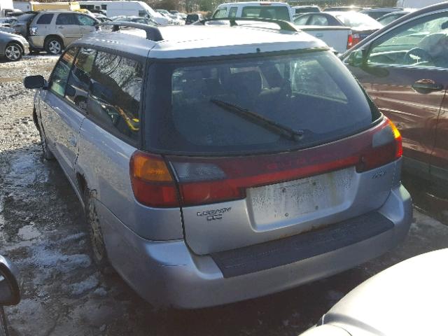 4S3BH635237301988 - 2003 SUBARU LEGACY L SILVER photo 3