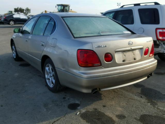 JT8BD69S010144068 - 2001 LEXUS GS 300 GOLD photo 3