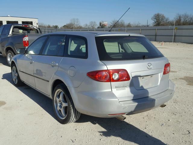 1YVHP82D455M70842 - 2005 MAZDA 6 S SILVER photo 3