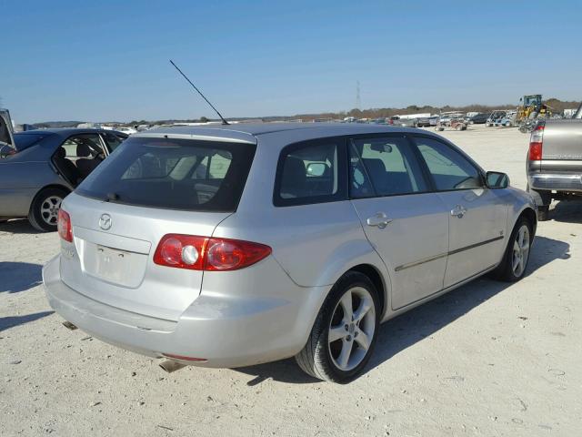 1YVHP82D455M70842 - 2005 MAZDA 6 S SILVER photo 4