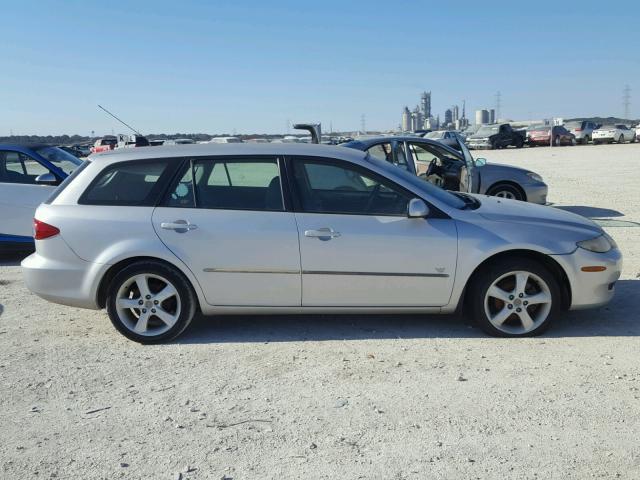 1YVHP82D455M70842 - 2005 MAZDA 6 S SILVER photo 9