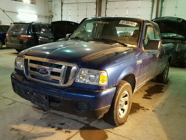 1FTYR44E59PA46983 - 2009 FORD RANGER SUP BLUE photo 2