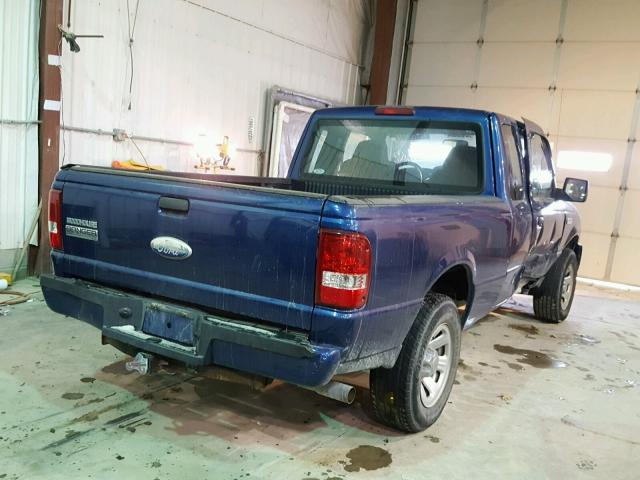 1FTYR44E59PA46983 - 2009 FORD RANGER SUP BLUE photo 4