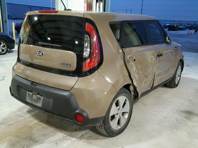 KNDJN2A20G7280733 - 2016 KIA SOUL BROWN photo 4