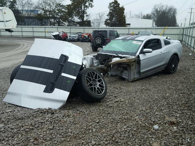 1ZVBP8JS9C5246391 - 2012 FORD MUSTANG SH SILVER photo 2