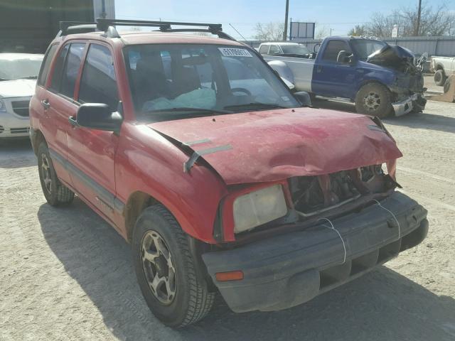 2CNBE13C316927388 - 2001 CHEVROLET TRACKER RED photo 1