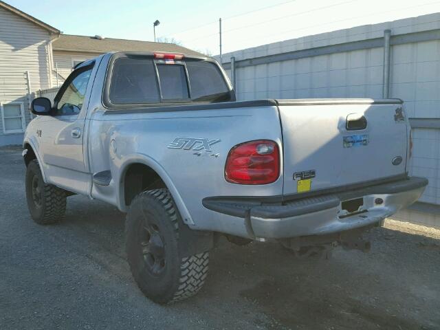 2FTRF08LX3CA71918 - 2003 FORD F150 SILVER photo 3