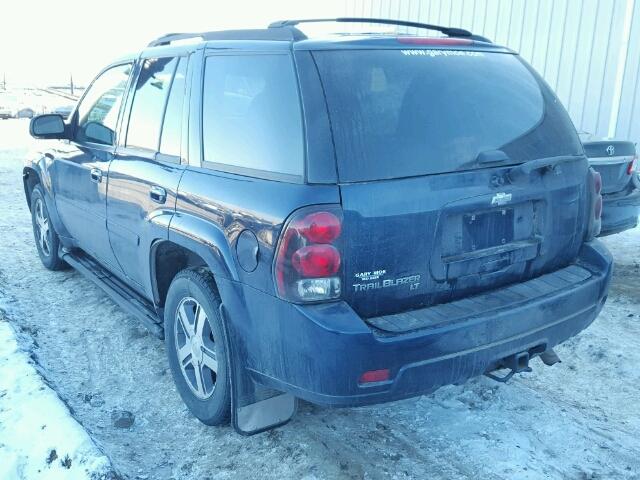 1GNDT13S572247659 - 2007 CHEVROLET TRAILBLAZE BLUE photo 3