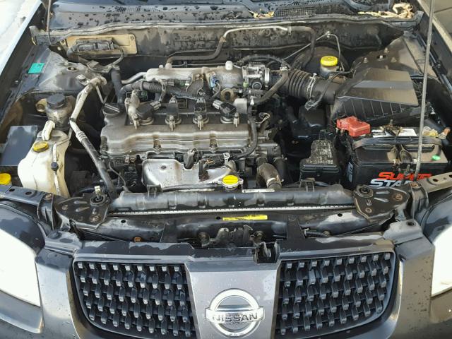 3N1CB51D14L888226 - 2004 NISSAN SENTRA 1.8 BLACK photo 7