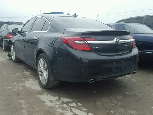 2G4GN5EX6E9270541 - 2014 BUICK REGAL PREM BLACK photo 3