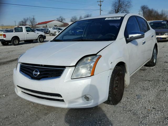 3N1AB6AP6AL612000 - 2010 NISSAN SENTRA 2.0 WHITE photo 2