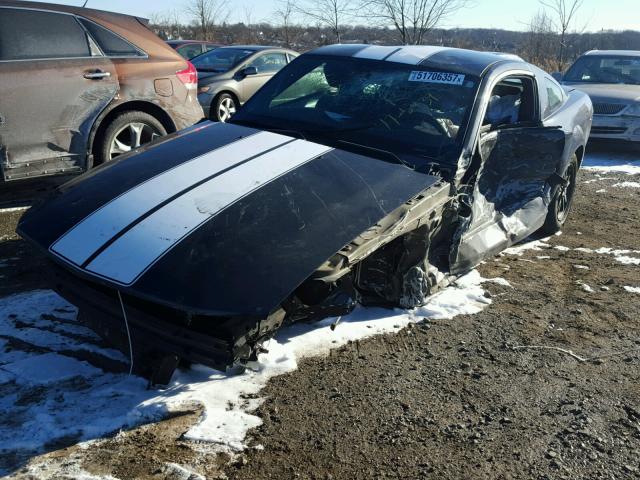 1ZVHT80N975199399 - 2007 FORD MUSTANG BLACK photo 2