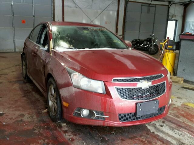 1G1PF5SC0C7380186 - 2012 CHEVROLET CRUZE LT RED photo 1