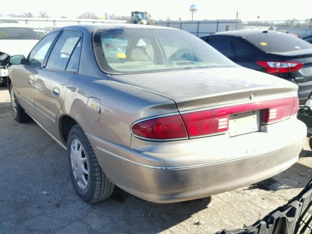 2G4WS52J1Y1146023 - 2000 BUICK CENTURY CU BEIGE photo 3