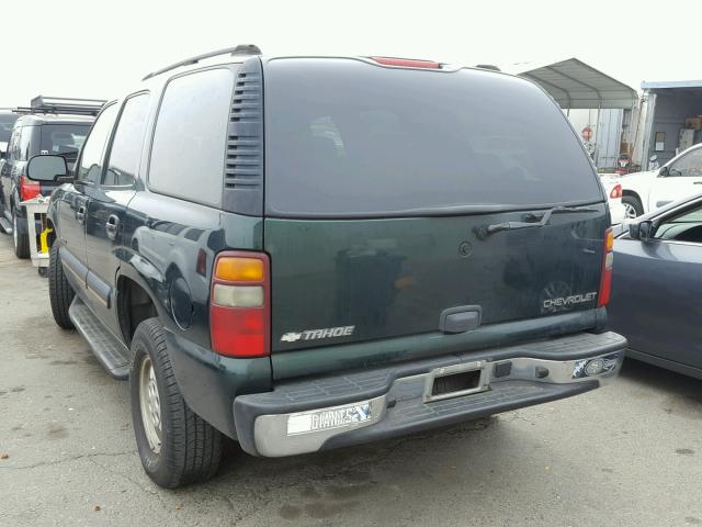 1GNEC13V53J169494 - 2003 CHEVROLET TAHOE C150 GREEN photo 3