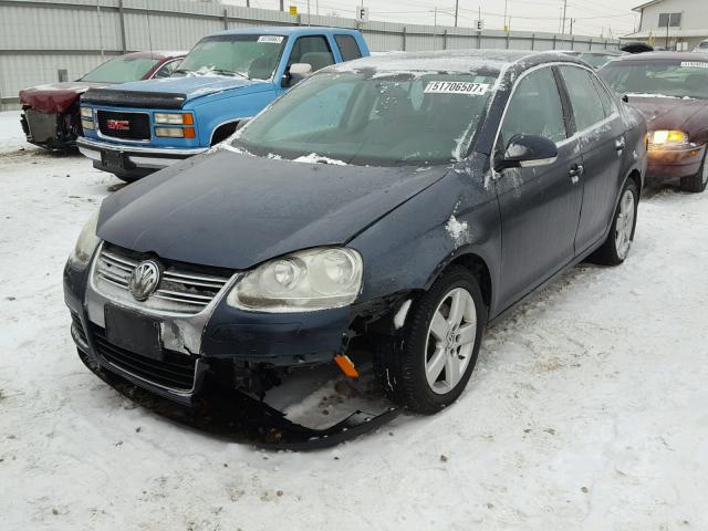 3VWRM71K98M103878 - 2008 VOLKSWAGEN JETTA SE BLUE photo 2