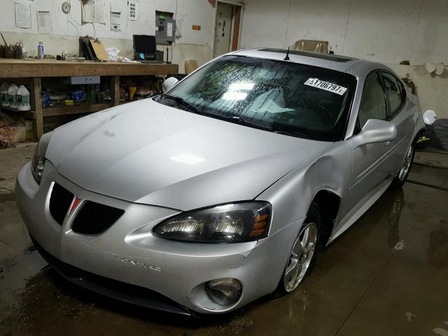 2G2WS542051277535 - 2005 PONTIAC GRAND PRIX SILVER photo 2