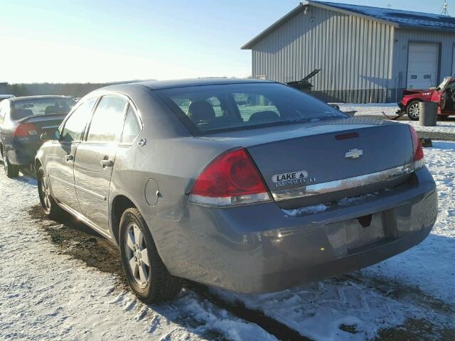 2G1WT58N589100605 - 2008 CHEVROLET IMPALA LT GRAY photo 3