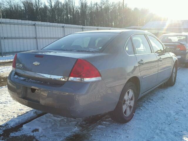 2G1WT58N589100605 - 2008 CHEVROLET IMPALA LT GRAY photo 4