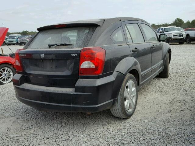 1B3HB48B97D157265 - 2007 DODGE CALIBER SX BLACK photo 4