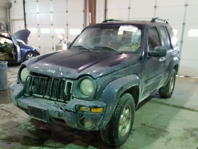 1J4GK58K94W112966 - 2004 JEEP LIBERTY LI BLUE photo 2